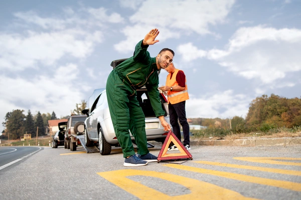 Professional towing service